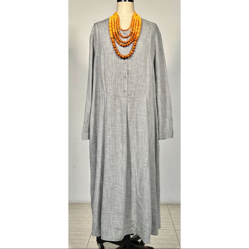 Grey long dress